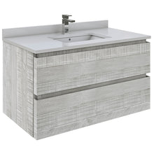 Load image into Gallery viewer, Fresca Formosa 36&quot; Floor Standing Modern Bathroom Cabinet w/ Top &amp; Sink in Ash- Fresca