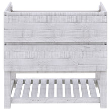 Load image into Gallery viewer, Fresca Formosa 35" Floor Standing Open Bottom Modern Bathroom Cabinet in Rustic White- Fresca