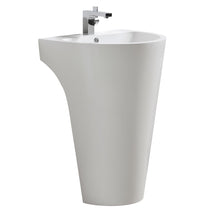 Load image into Gallery viewer, Fresca Parma 24&quot; White Pedestal Sink- Fresca