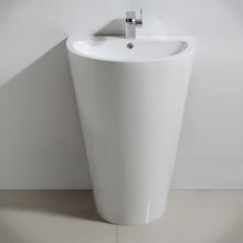 Load image into Gallery viewer, Fresca Parma 24&quot; White Pedestal Sink- Fresca