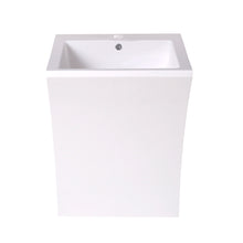Load image into Gallery viewer, Fresca Quadro 23&quot; White Pedestal Sink- Fresca