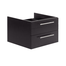 Load image into Gallery viewer, Fresca Lucera 24&quot; Espresso Wall Hung Vessel Sink Modern Bathroom Cabinet- Fresca