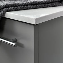 Load image into Gallery viewer, Fresca Lucera 24&quot; Gray Wall Hung Modern Bathroom Cabinet w/ Top &amp; Undermount Sink- Fresca