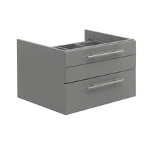 Load image into Gallery viewer, Fresca Lucera 24&quot; Gray Wall Hung Vessel Sink Modern Bathroom Cabinet- Fresca