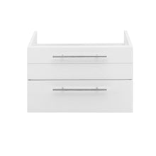 Load image into Gallery viewer, Fresca Lucera 24&quot; White Wall Hung Undermount Sink Modern Bathroom Cabinet- Fresca
