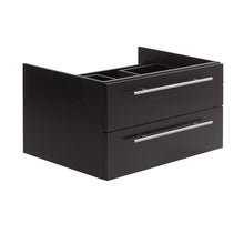 Load image into Gallery viewer, Fresca Lucera 30&quot; Espresso Wall Hung Vessel Sink Modern Bathroom Cabinet- Fresca
