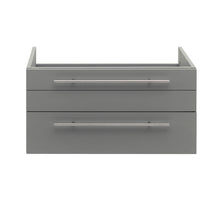 Load image into Gallery viewer, Fresca Lucera 30&quot; Gray Wall Hung Undermount Sink Modern Bathroom Cabinet- Fresca