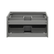 Load image into Gallery viewer, Fresca Lucera 30&quot; Gray Wall Hung Vessel Sink Modern Bathroom Cabinet- Fresca