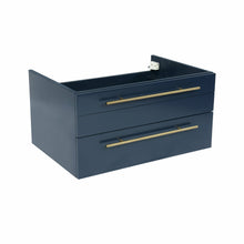 Load image into Gallery viewer, Fresca Lucera 30&quot; Royal Blue Wall Hung Undermount Sink Modern Bathroom Cabinet- Fresca