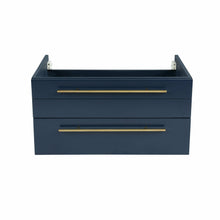 Load image into Gallery viewer, Fresca Lucera 30&quot; Royal Blue Wall Hung Undermount Sink Modern Bathroom Cabinet- Fresca