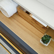 Load image into Gallery viewer, Fresca Lucera 30&quot; Royal Blue Wall Hung Modern Bathroom Cabinet w/ Top &amp; Vessel Sink- Fresca