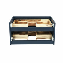 Load image into Gallery viewer, Fresca Lucera 30&quot; Royal Blue Wall Hung Vessel Sink Modern Bathroom Cabinet- Fresca