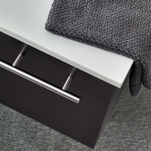 Load image into Gallery viewer, Fresca Lucera 36&quot; Espresso Wall Hung Modern Bathroom Cabinet w/ Top &amp; Undermount Sink - Left Version- Fresca