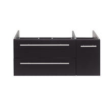 Load image into Gallery viewer, Fresca Lucera 36&quot; Espresso Wall Hung Vessel Sink Modern Bathroom Cabinet - Left Version- Fresca