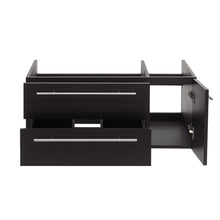 Load image into Gallery viewer, Fresca Lucera 36&quot; Espresso Wall Hung Vessel Sink Modern Bathroom Cabinet - Left Version- Fresca