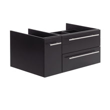 Load image into Gallery viewer, Fresca Lucera 36&quot; Espresso Wall Hung Vessel Sink Modern Bathroom Cabinet - Right Version- Fresca