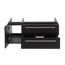 Load image into Gallery viewer, Fresca Lucera 36&quot; Espresso Wall Hung Vessel Sink Modern Bathroom Cabinet - Right Version- Fresca