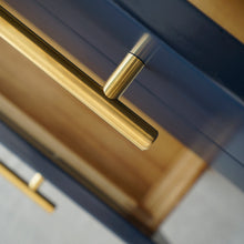 Load image into Gallery viewer, Fresca Lucera 36&quot; Royal Blue Wall Hung Modern Bathroom Cabinet w/ Top &amp; Vessel Sink - Right Version- Fresca