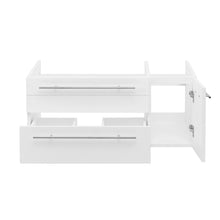 Load image into Gallery viewer, Fresca Lucera 36&quot; White Wall Hung Undermount Sink Modern Bathroom Cabinet - Left Version- Fresca