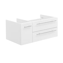 Load image into Gallery viewer, Fresca Lucera 36&quot; White Wall Hung Undermount Sink Modern Bathroom Cabinet - Right Version- Fresca