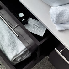 Load image into Gallery viewer, Fresca Lucera 42&quot; Espresso Wall Hung Modern Bathroom Cabinet w/ Top &amp; Vessel Sink- Fresca