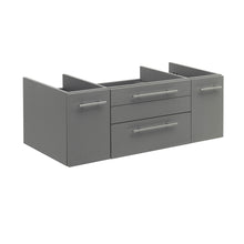 Load image into Gallery viewer, Fresca Lucera 42&quot; Gray Wall Hung Undermount Sink Modern Bathroom Cabinet- Fresca