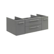 Load image into Gallery viewer, Fresca Lucera 42&quot; Gray Wall Hung Vessel Sink Modern Bathroom Cabinet- Fresca