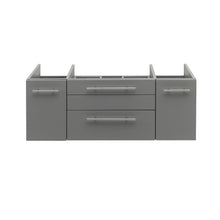 Load image into Gallery viewer, Fresca Lucera 42&quot; Gray Wall Hung Vessel Sink Modern Bathroom Cabinet- Fresca