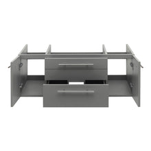 Load image into Gallery viewer, Fresca Lucera 42&quot; Gray Wall Hung Vessel Sink Modern Bathroom Cabinet- Fresca