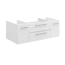 Load image into Gallery viewer, Fresca Lucera 42&quot; White Wall Hung Undermount Sink Modern Bathroom Cabinet- Fresca
