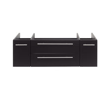 Load image into Gallery viewer, Fresca Lucera 48&quot; Espresso Wall Hung Undermount Sink Modern Bathroom Cabinet- Fresca