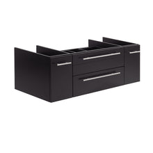 Load image into Gallery viewer, Fresca Lucera 48&quot; Espresso Wall Hung Vessel Sink Modern Bathroom Cabinet- Fresca