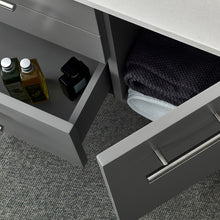 Load image into Gallery viewer, Fresca Lucera 48&quot; Gray Wall Hung Modern Bathroom Cabinet w/ Top &amp; Undermount Sink- Fresca