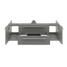 Load image into Gallery viewer, Fresca Lucera 48&quot; Gray Wall Hung Double Undermount Sink Modern Bathroom Cabinet- Fresca