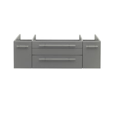 Load image into Gallery viewer, Fresca Lucera 48&quot; Gray Wall Hung Undermount Sink Modern Bathroom Cabinet- Fresca