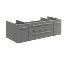 Load image into Gallery viewer, Fresca Lucera 48&quot; Gray Wall Hung Double Vessel Sink Modern Bathroom Cabinet- Fresca