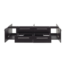 Load image into Gallery viewer, Fresca Lucera 60&quot; Espresso Wall Hung Double Undermount Sink Modern Bathroom Cabinet- Fresca