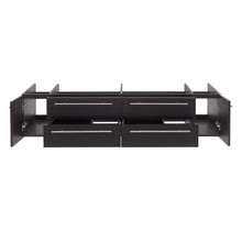 Load image into Gallery viewer, Fresca Lucera 72&quot; Espresso Wall Hung Double Vessel Sink Modern Bathroom Cabinet- Fresca