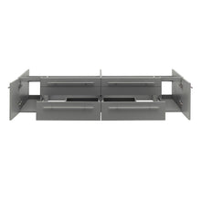 Load image into Gallery viewer, Fresca Lucera 72&quot; Gray Wall Hung Double Undermount Sink Modern Bathroom Cabinet- Fresca