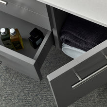 Load image into Gallery viewer, Fresca Lucera 72&quot; Gray Wall Hung Modern Bathroom Cabinet w/ Top &amp; Double Vessel Sinks- Fresca