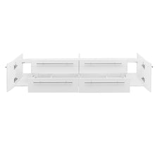 Load image into Gallery viewer, Fresca Lucera 72&quot; White Wall Hung Double Undermount Sink Modern Bathroom Cabinet- Fresca