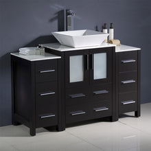 Load image into Gallery viewer, Fresca Torino 48&quot; Espresso Modern Bathroom Cabinets w/ Top &amp; Vessel Sink- Fresca