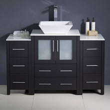Load image into Gallery viewer, Fresca Torino 48&quot; Espresso Modern Bathroom Cabinets w/ Top &amp; Vessel Sink- Fresca