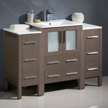 Load image into Gallery viewer, Fresca Torino 48&quot; Gray Oak Modern Bathroom Cabinets w/ Integrated Sink- Fresca