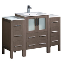 Load image into Gallery viewer, Fresca Torino 48&quot; Gray Oak Modern Bathroom Cabinets w/ Integrated Sink- Fresca