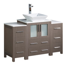 Load image into Gallery viewer, Fresca Torino 48&quot; Gray Oak Modern Bathroom Cabinets w/ Top &amp; Vessel Sink- Fresca