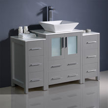 Load image into Gallery viewer, Fresca Torino 48&quot; Gray Modern Bathroom Cabinets w/ Top &amp; Vessel Sink- Fresca