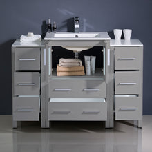 Load image into Gallery viewer, Fresca Torino 48&quot; Gray Modern Bathroom Cabinets w/ Integrated Sink- Fresca