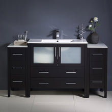 Load image into Gallery viewer, Fresca Torino 60&quot; Espresso Modern Bathroom Cabinets w/ Integrated Sink- Fresca