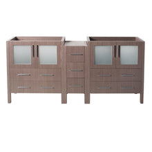 Load image into Gallery viewer, Fresca Torino 72&quot; Gray Oak Modern Bathroom Cabinets- Fresca